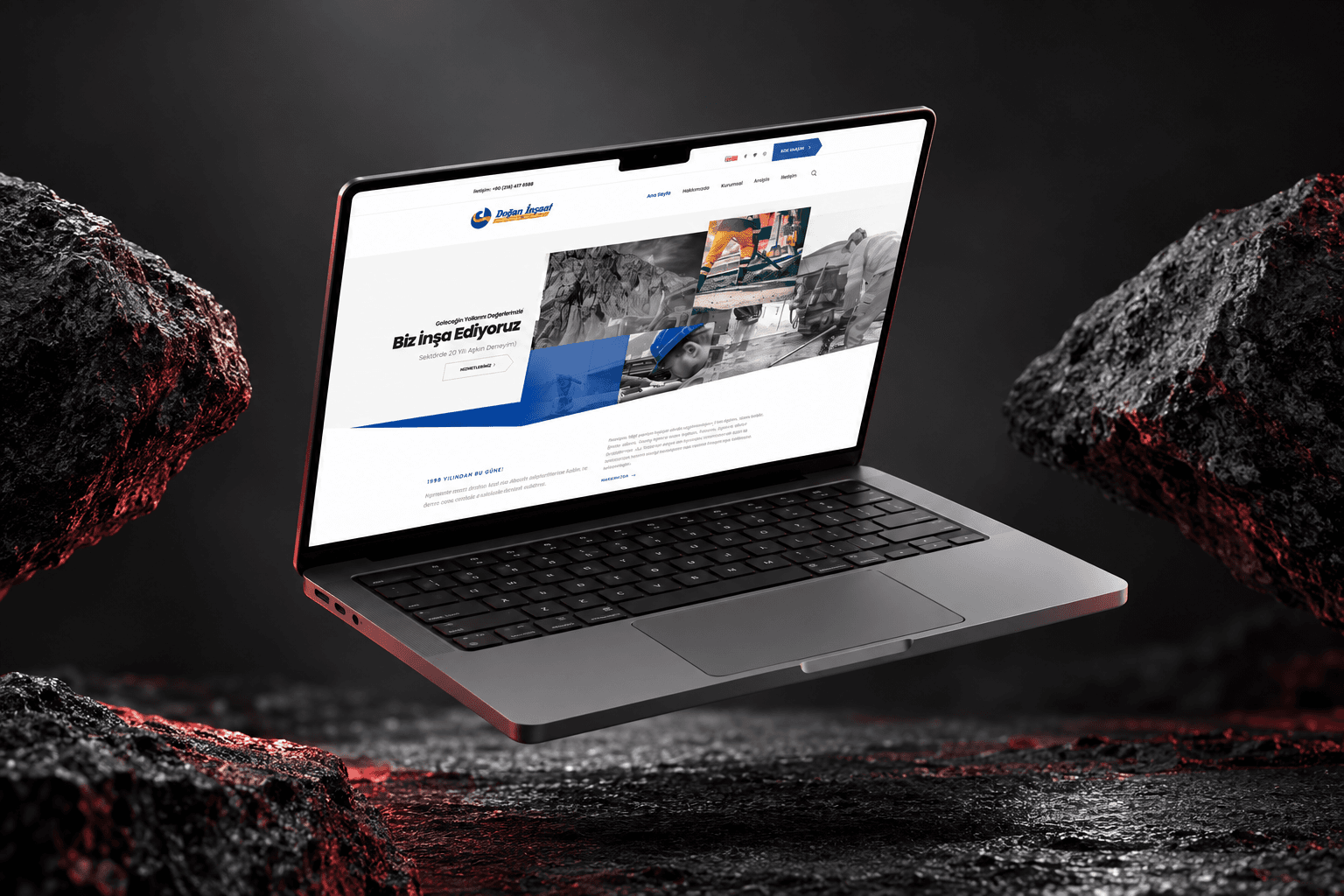 Doğan Asfalt kurumsal web sitesi çalışması