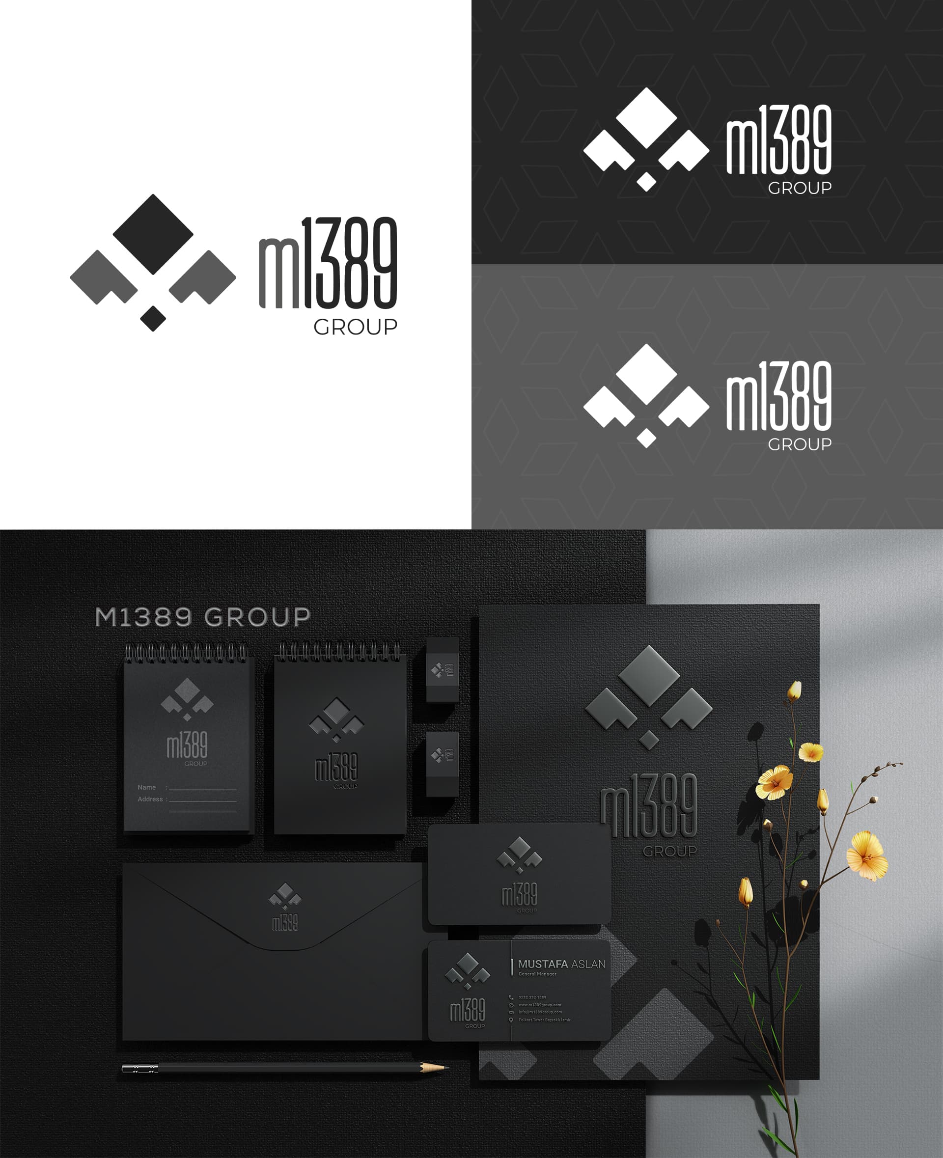 M1389 Group kurumsal kimlik uygulamaları